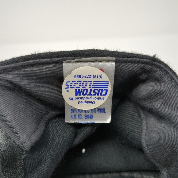 Navy Fighter Weapons School Digital Snapback Cap Black One Size Custom Logos - Picture 9 of 9